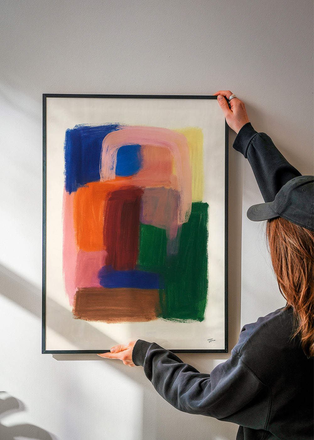Abstract kunst met kleurrijke penseelstreken – Product3