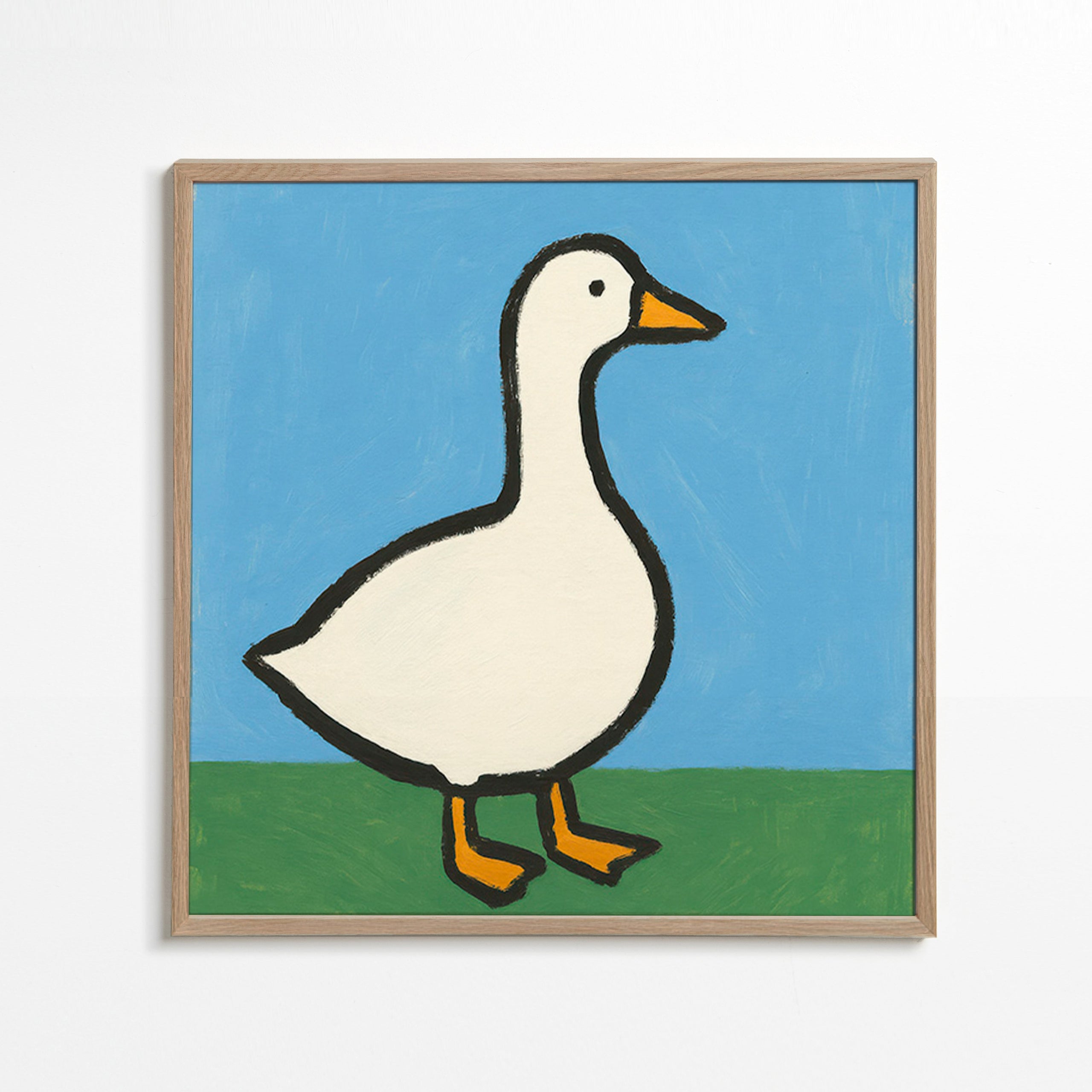 Gans illustratie – Oak Frame