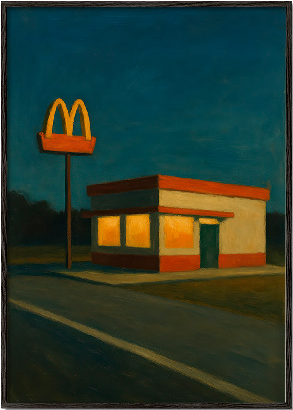 Keuken kunst: nachtelijk diner met herkenbaar bord – Black Frame