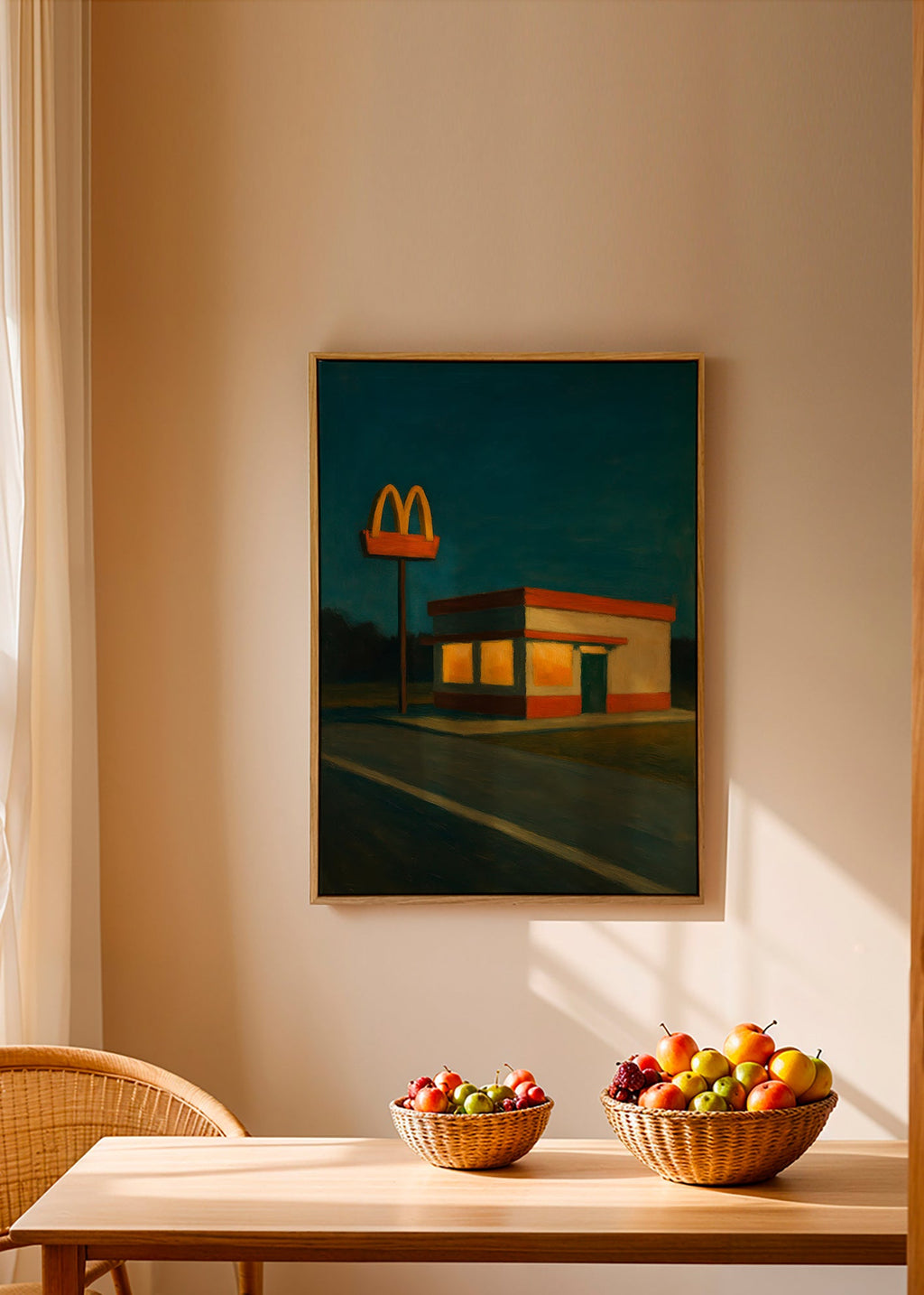 Keuken kunst: nachtelijk diner met herkenbaar bord – Canvas1
