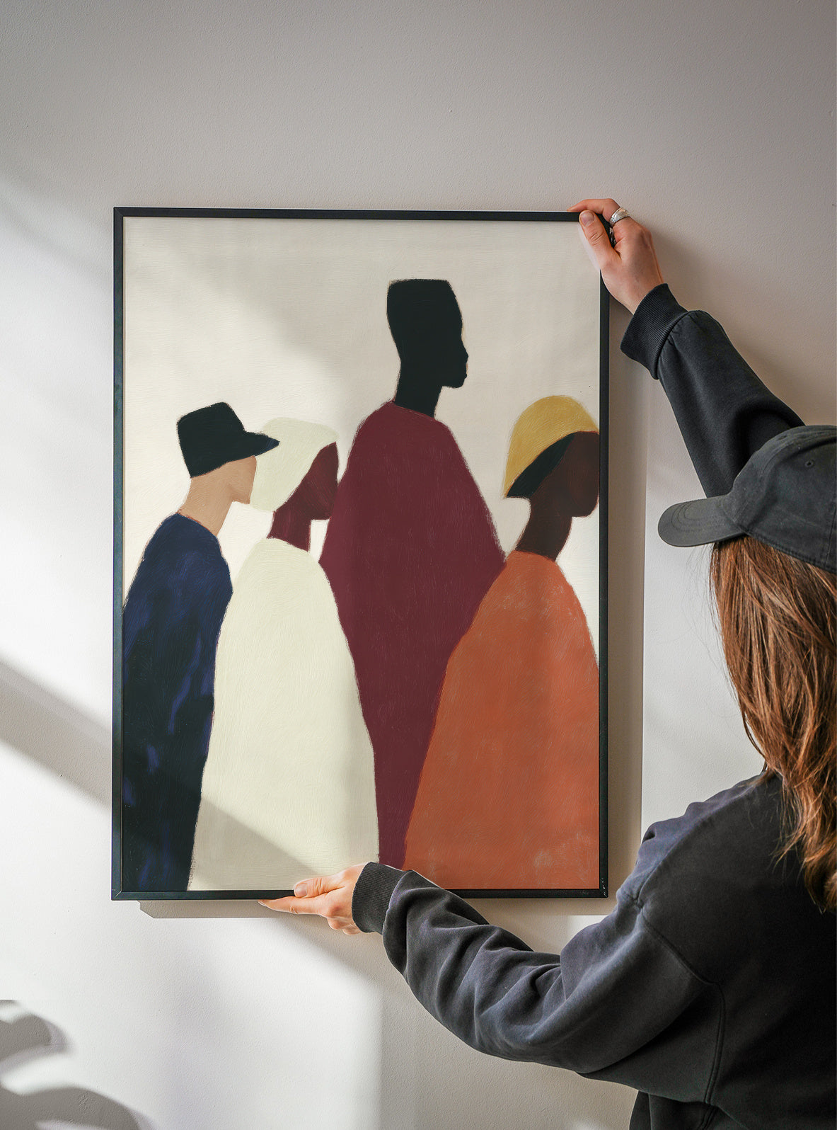 Crowded Colors II - Framed poster detail