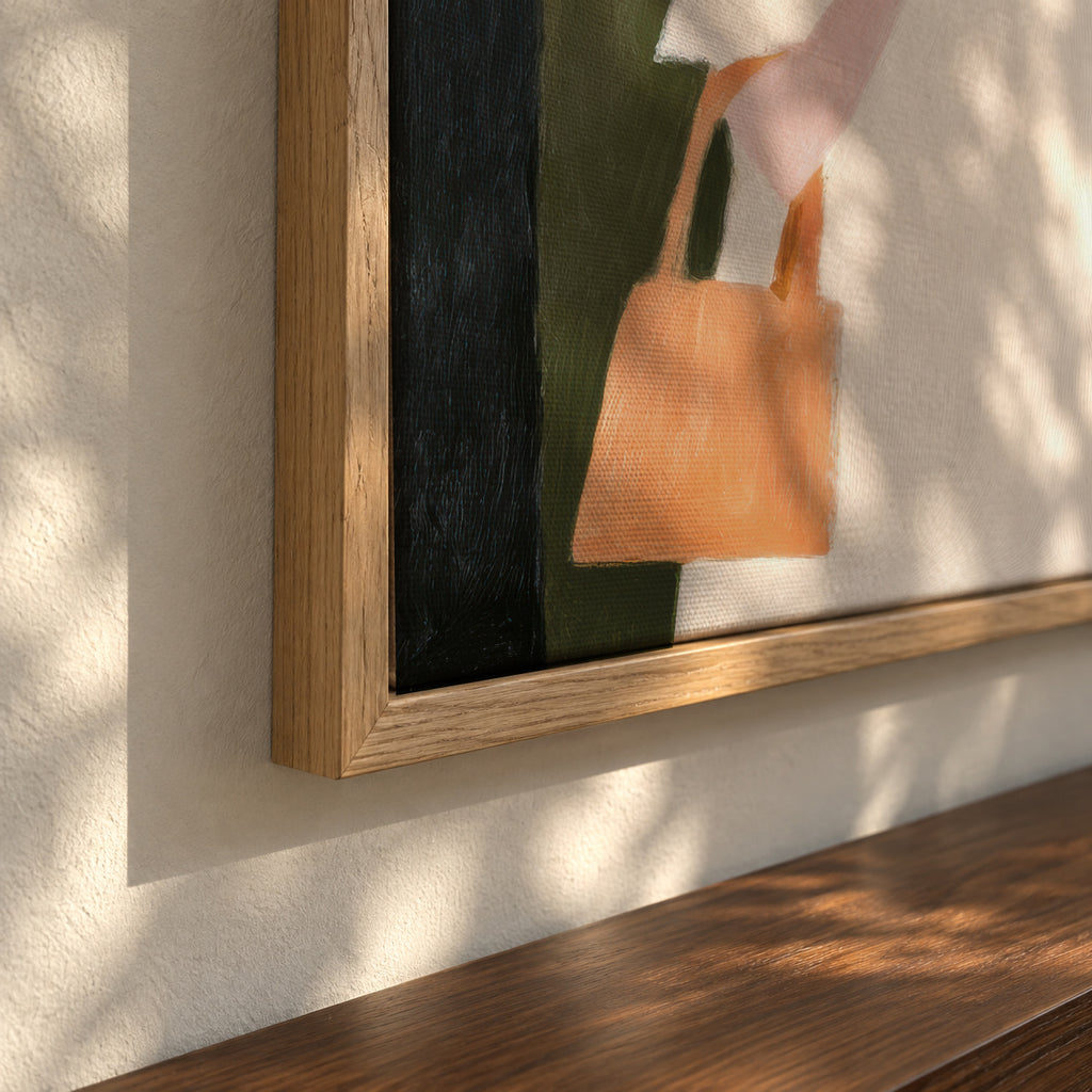 Shared Secrets - Framed canvas detail