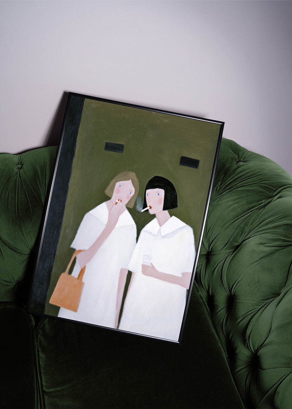 Shared Secrets - Framed poster in an interior