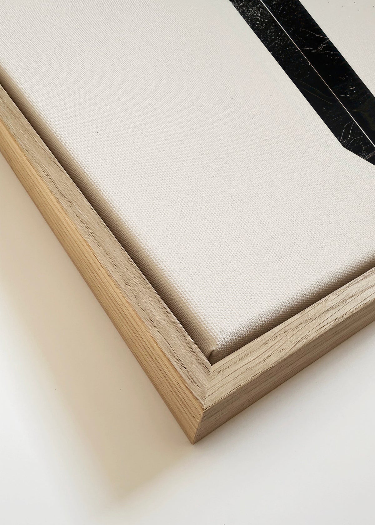 Monolith Structure III - Framed canvas detail