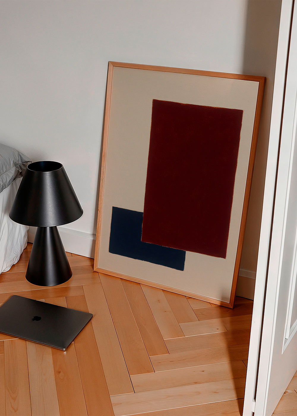 Geometrisch schilderij met overlappende rechthoeken – Product2