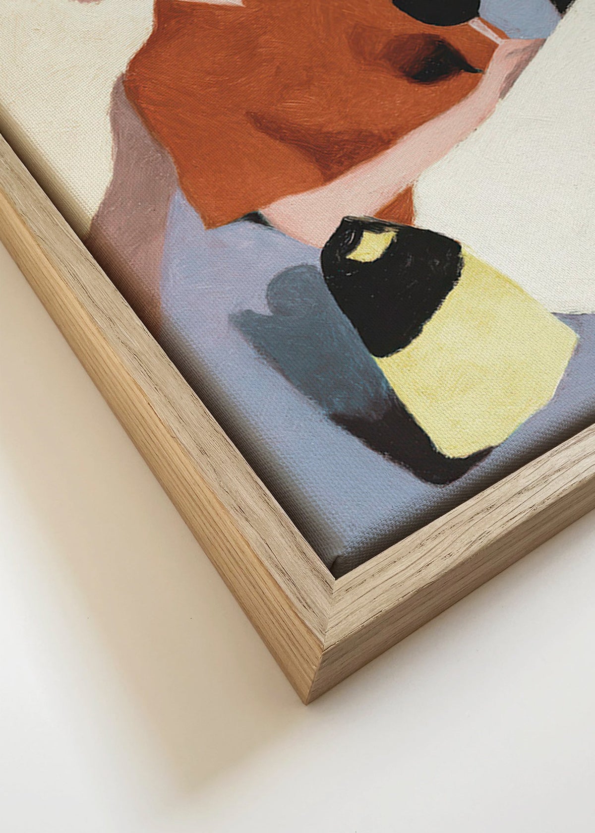 Keuken kunst vrouw met een wijnglas – Canvas detail