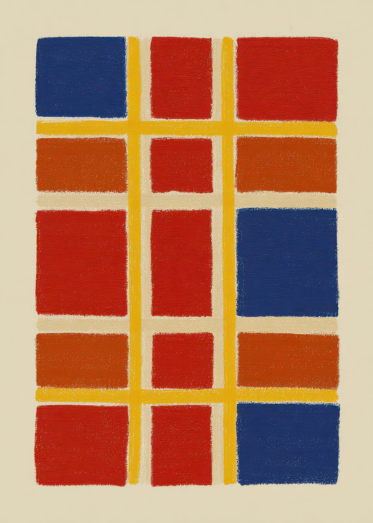 Color Grid No. 02 - Unframed art print