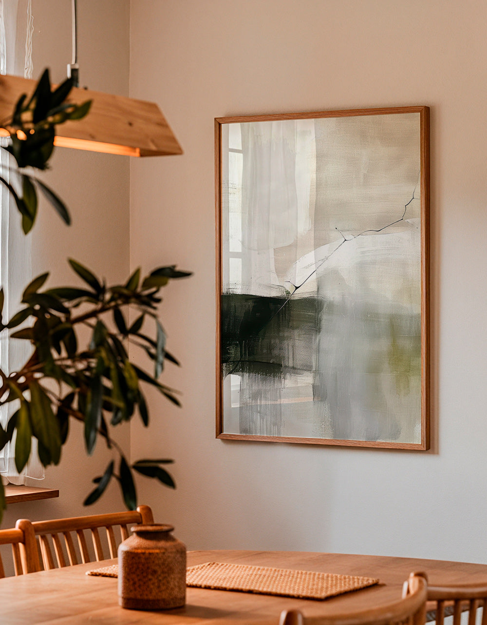 Abstract kunstwerk met zachte horizon – Product2