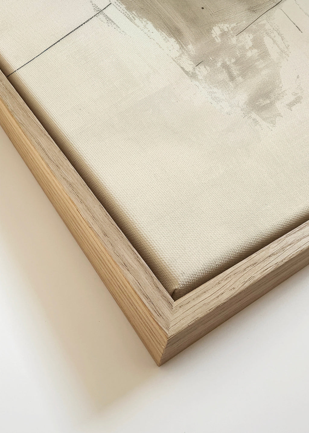 Ash Contrast - Framed canvas detail