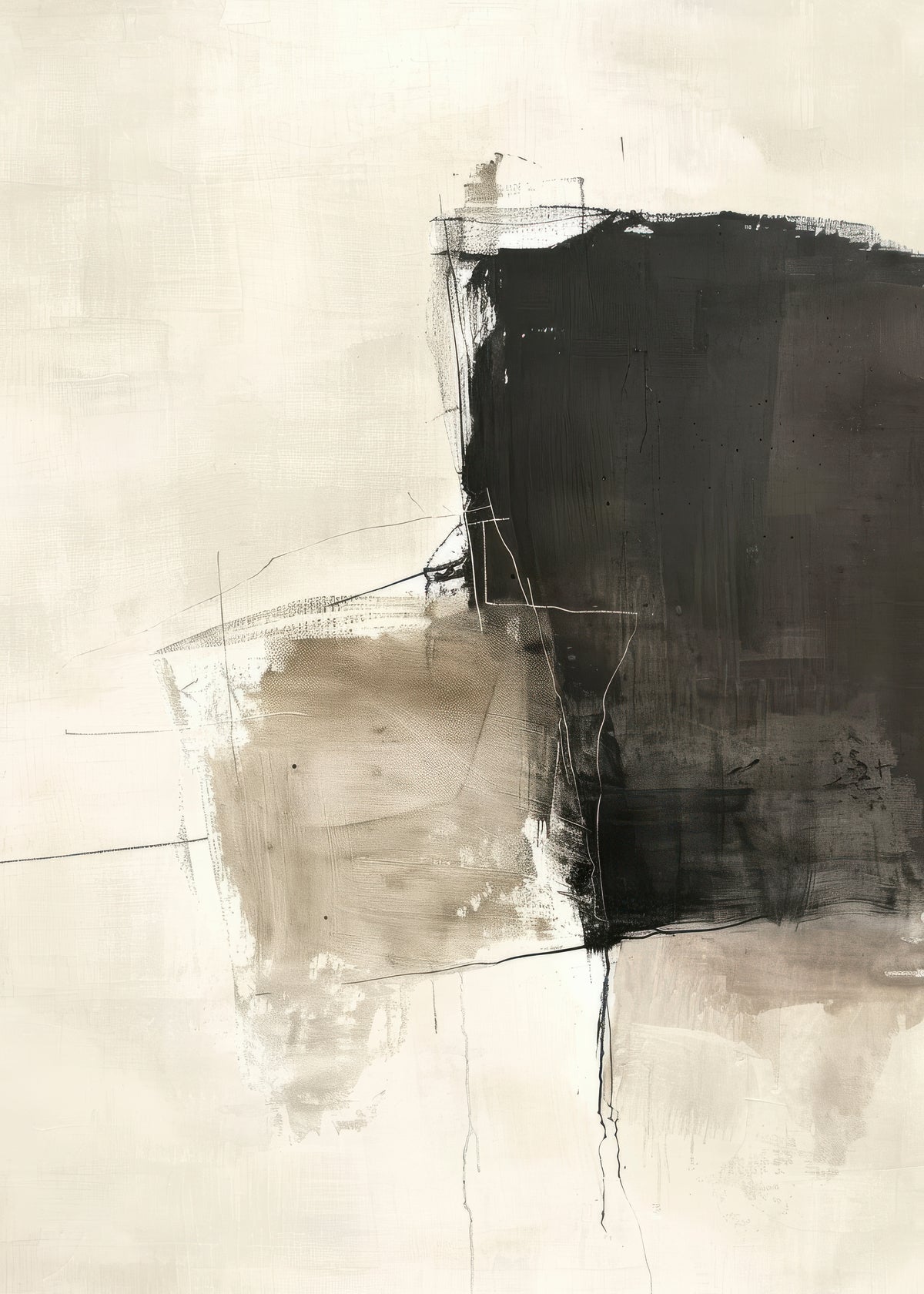 Ash Contrast - Unframed art print