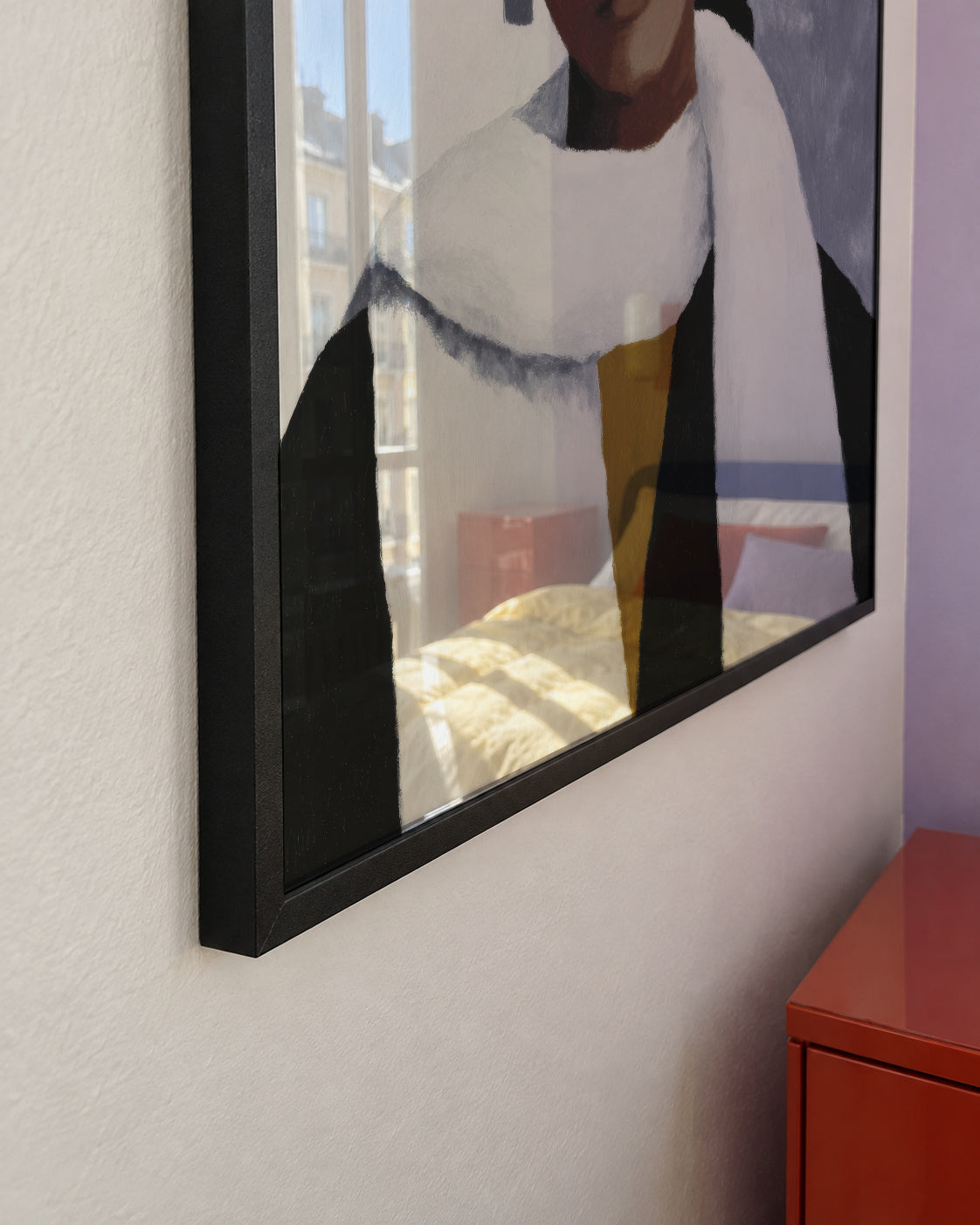 Winter White Wrap - Framed poster detail