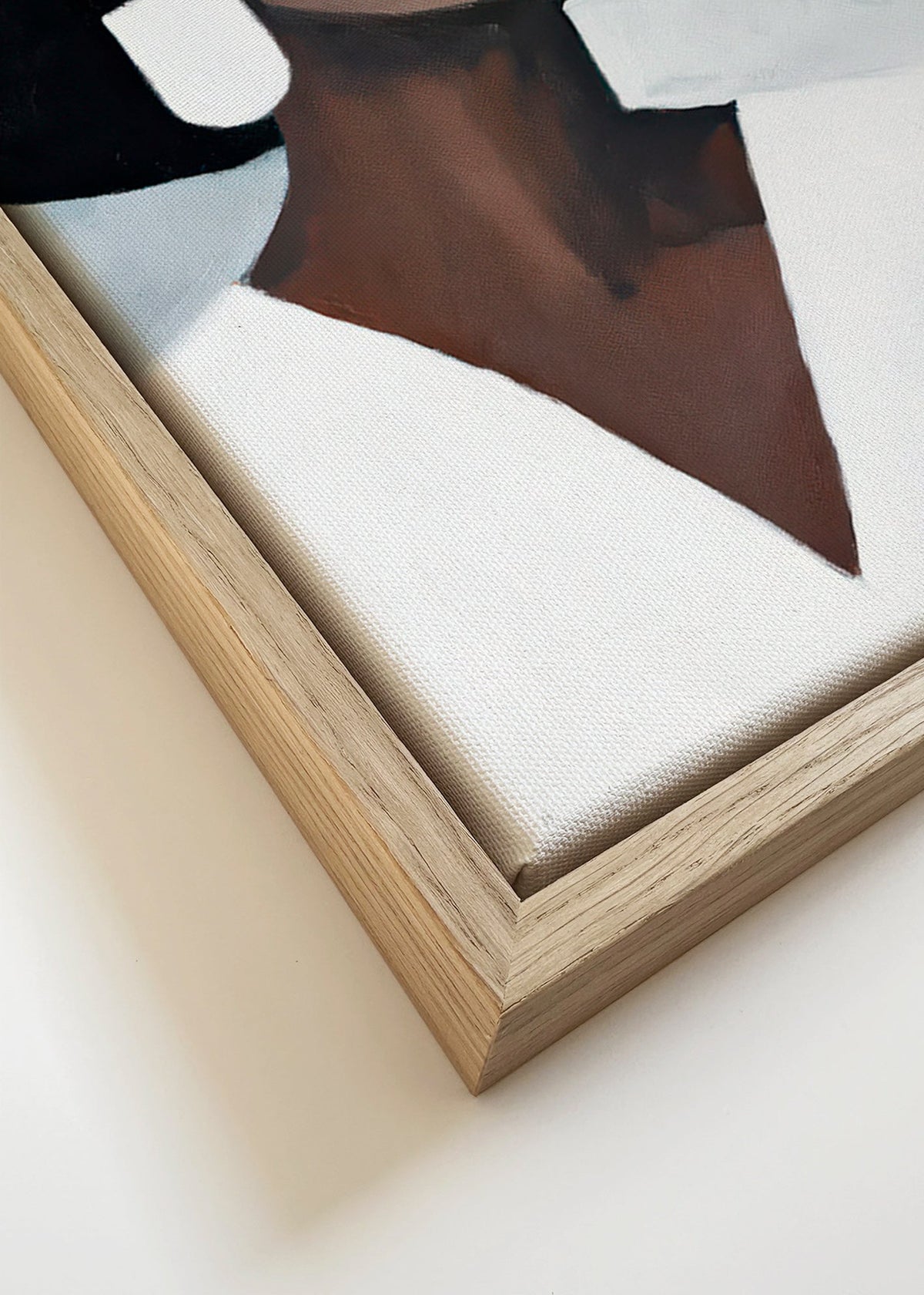 Keuken kunst: vrouw met brede hoed en citroenen – Canvas detail
