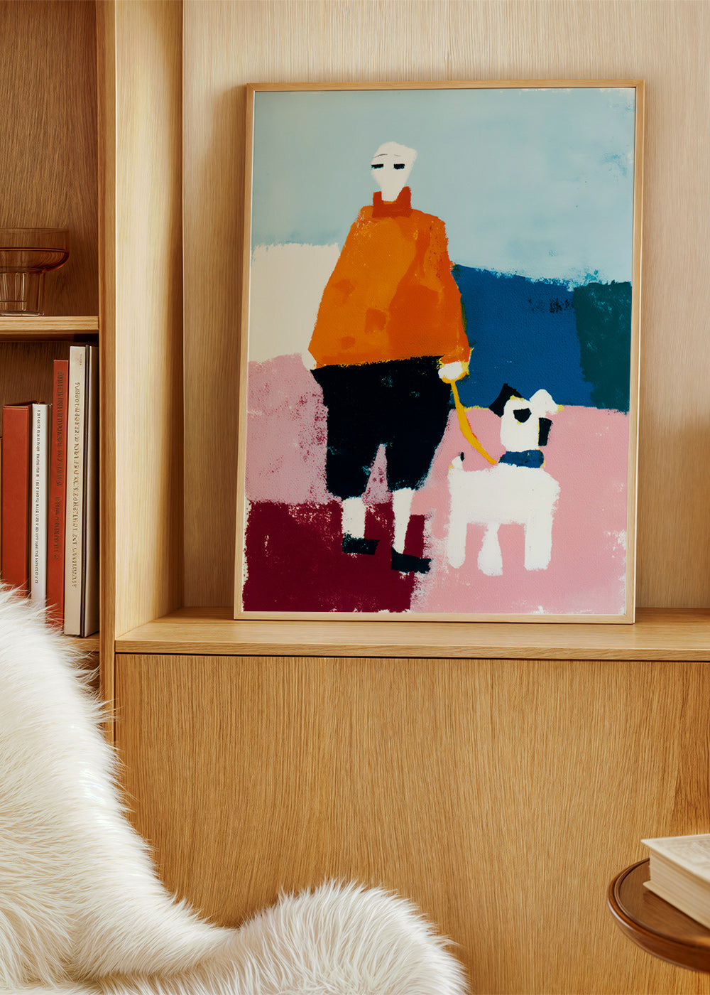 Illustratie ochtendwandeling met hond – Product3