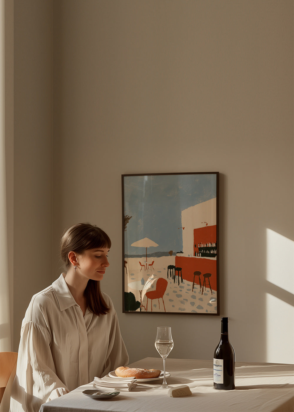Landschap kunst: minimalistisch kustterras – Product2