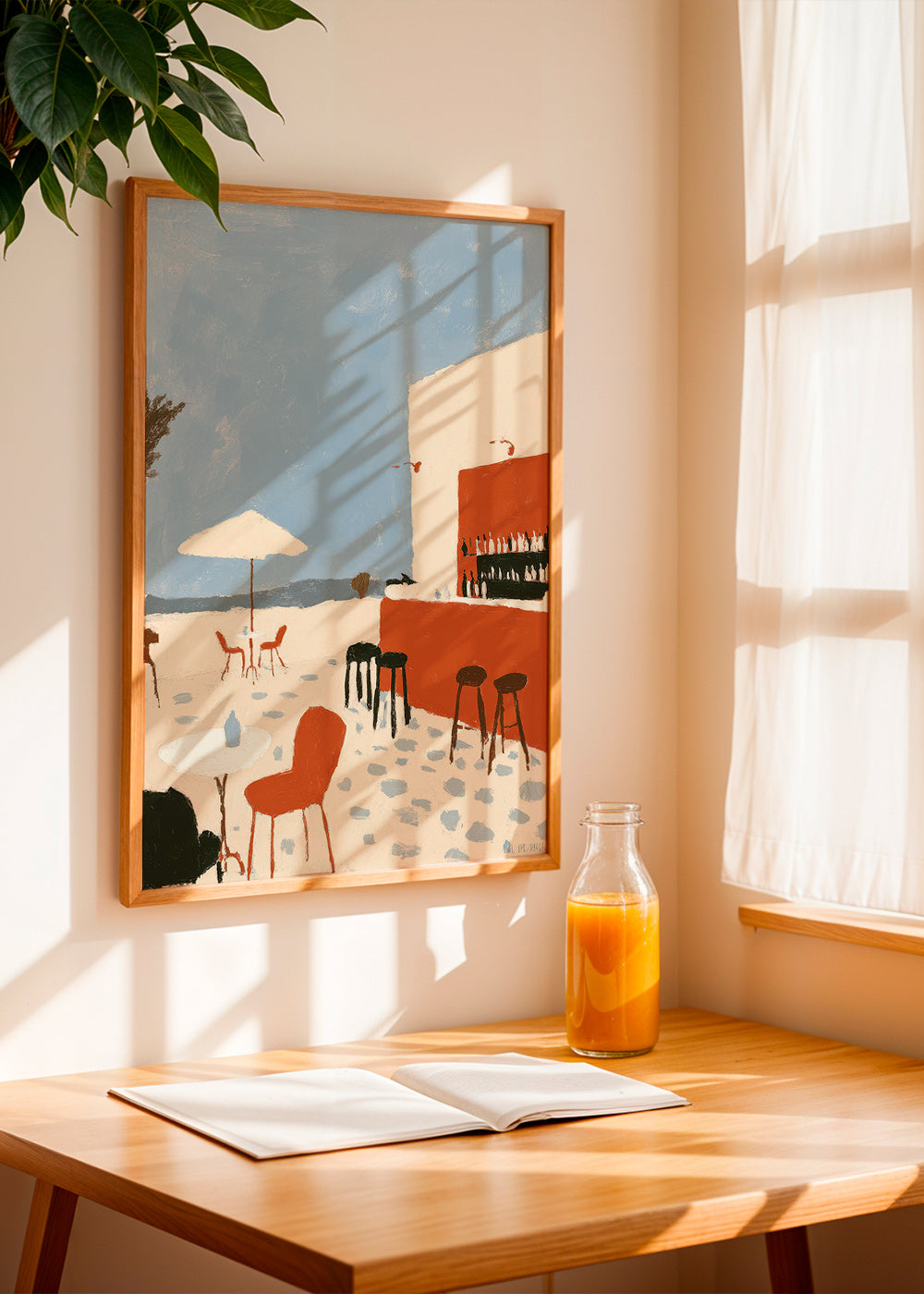 Landschap kunst: minimalistisch kustterras – Product3