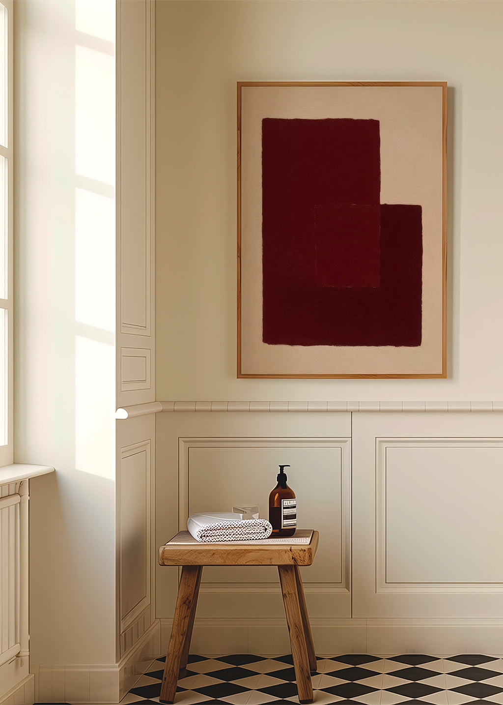 Graniet abstract kunstwerk met gestapelde rechthoeken – Product2