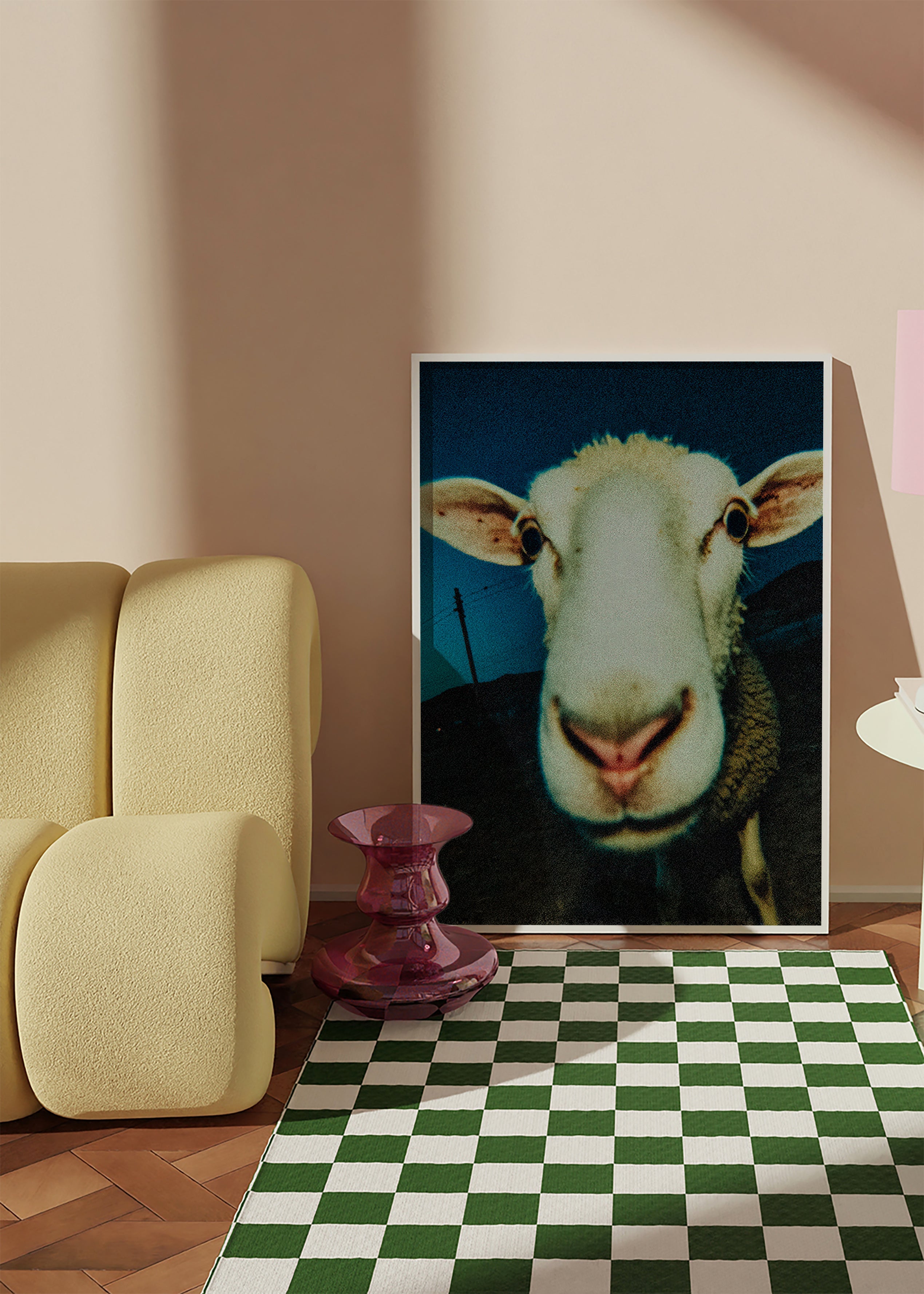 Portrait de mouton en gros plan