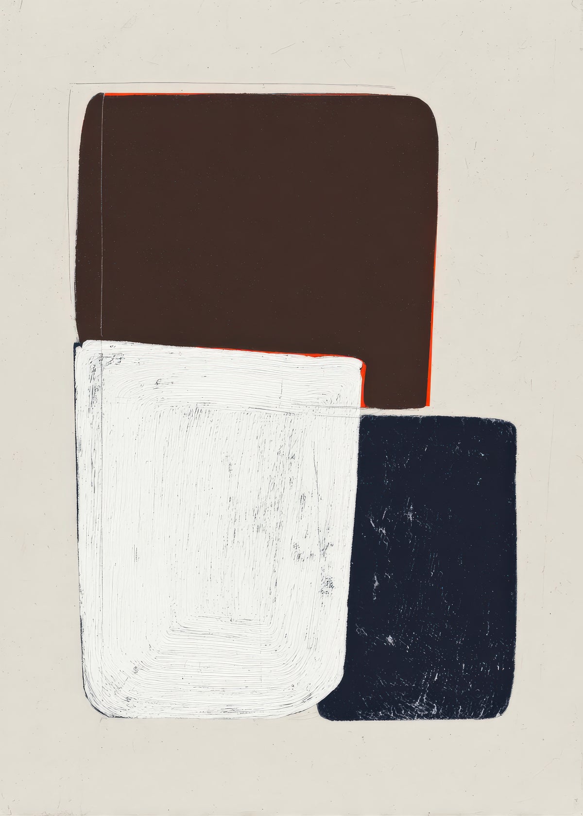 Quiet Geometry - Unframed art print