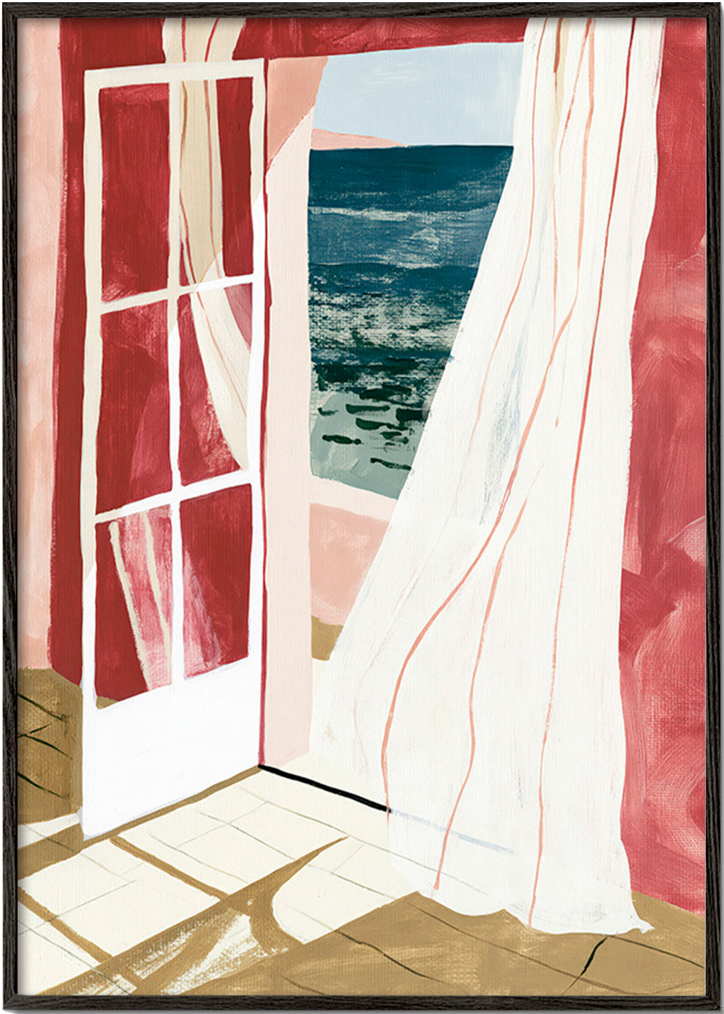Paysage ventana sur la mer