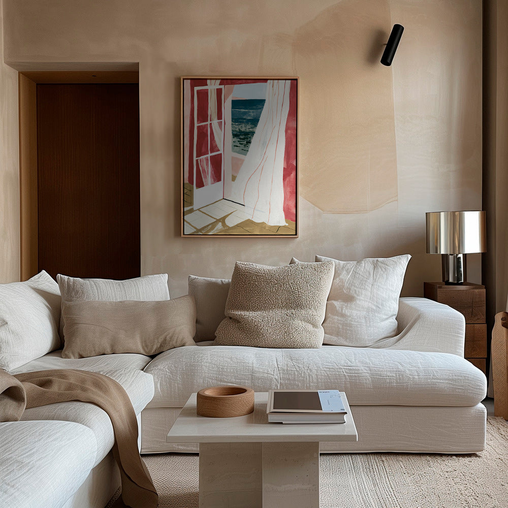 Paysage ventana sur la mer