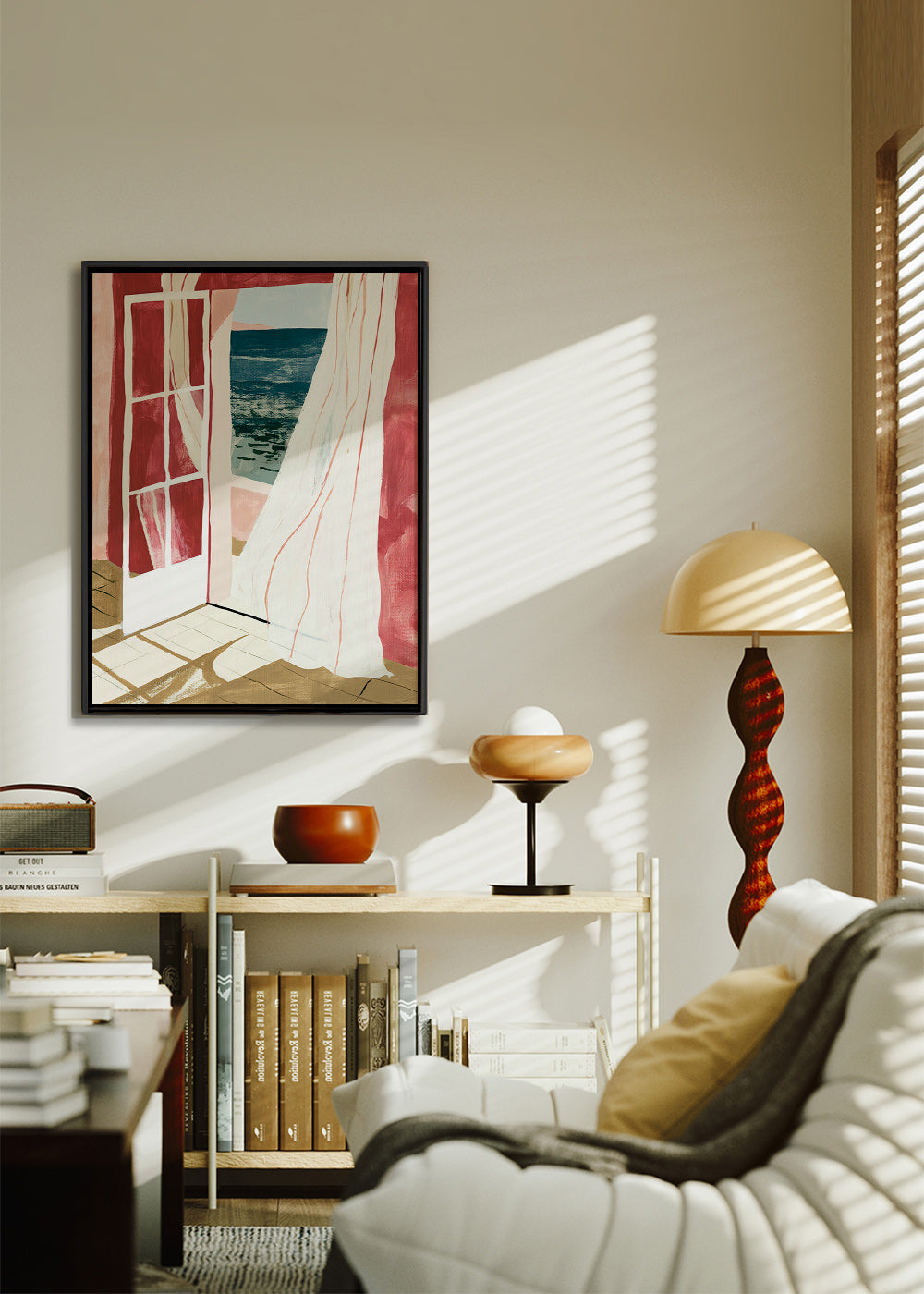 Paysage ventana sur la mer