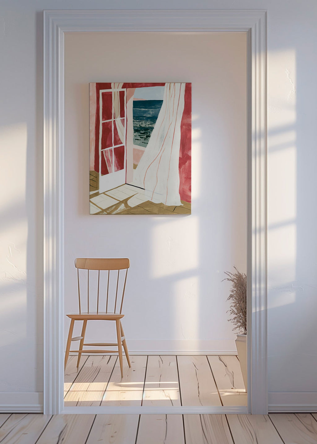 Paysage ventana sur la mer