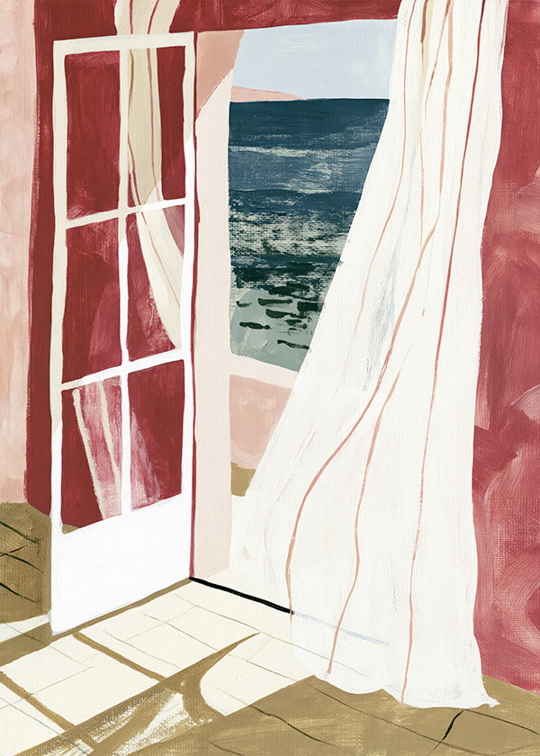 Paysage ventana sur la mer