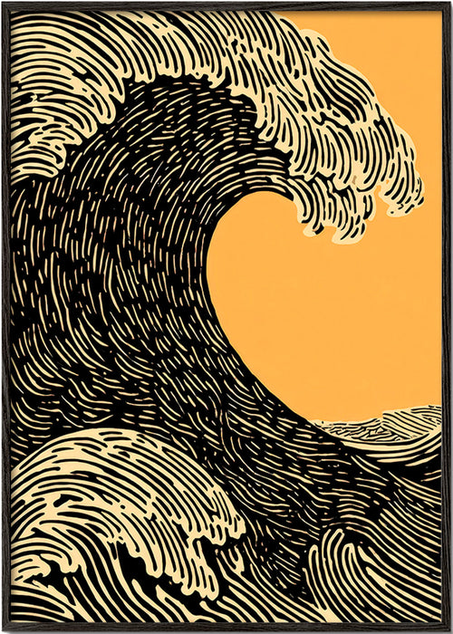 Illustration vague graphique noire