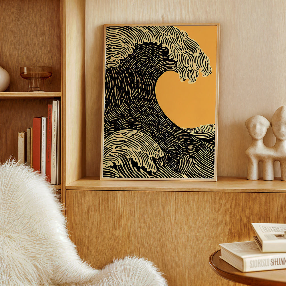 Illustration vague graphique noire