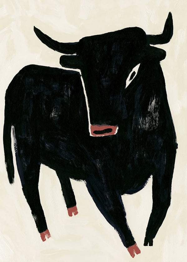 Schwarzer Stier Bild