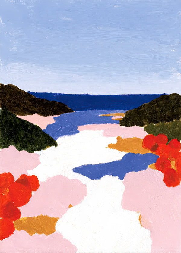 Impression botanique: baie en fleur