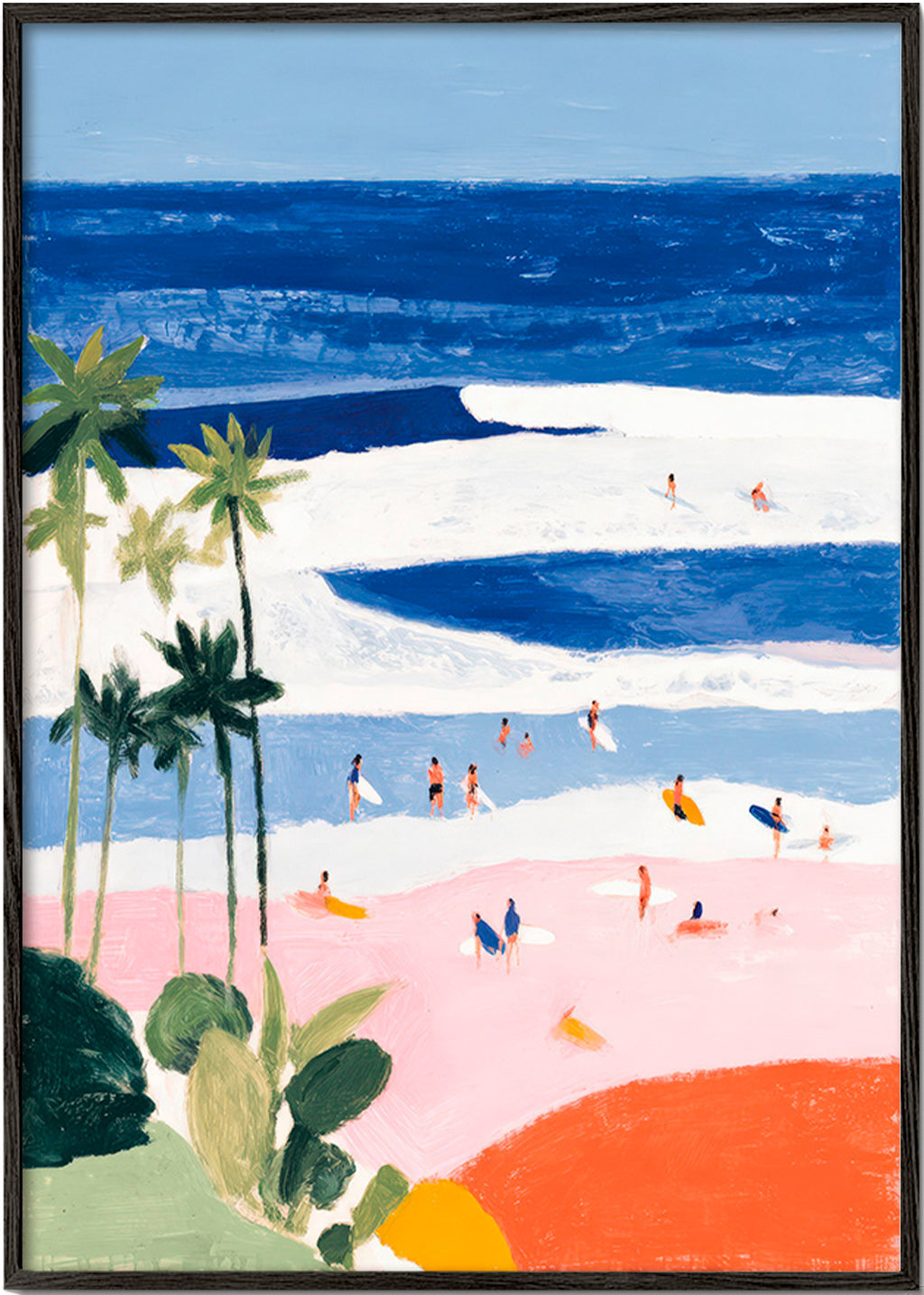 Cuadro de paisaje Strand und Surf
