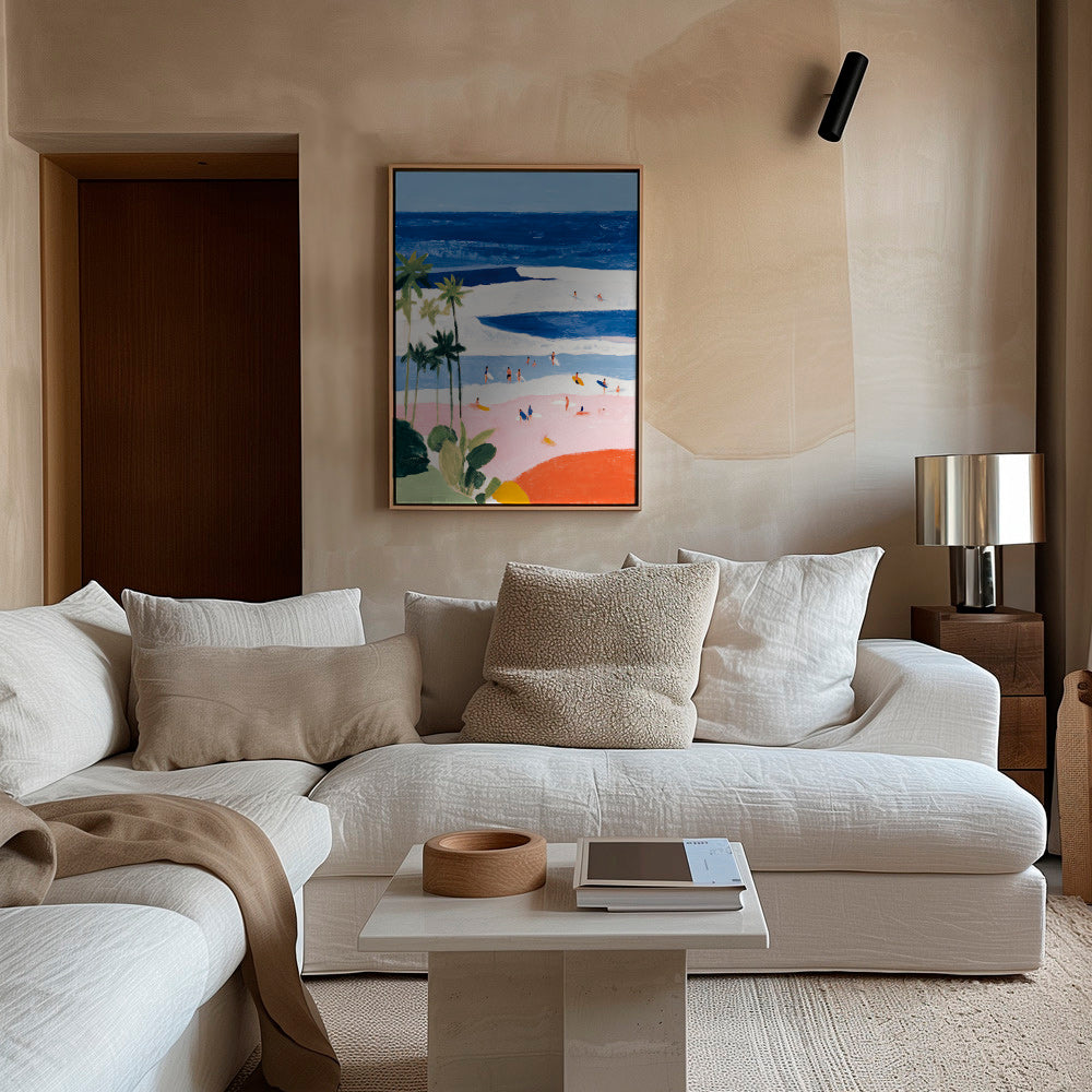 Cuadro de paisaje Strand und Surf