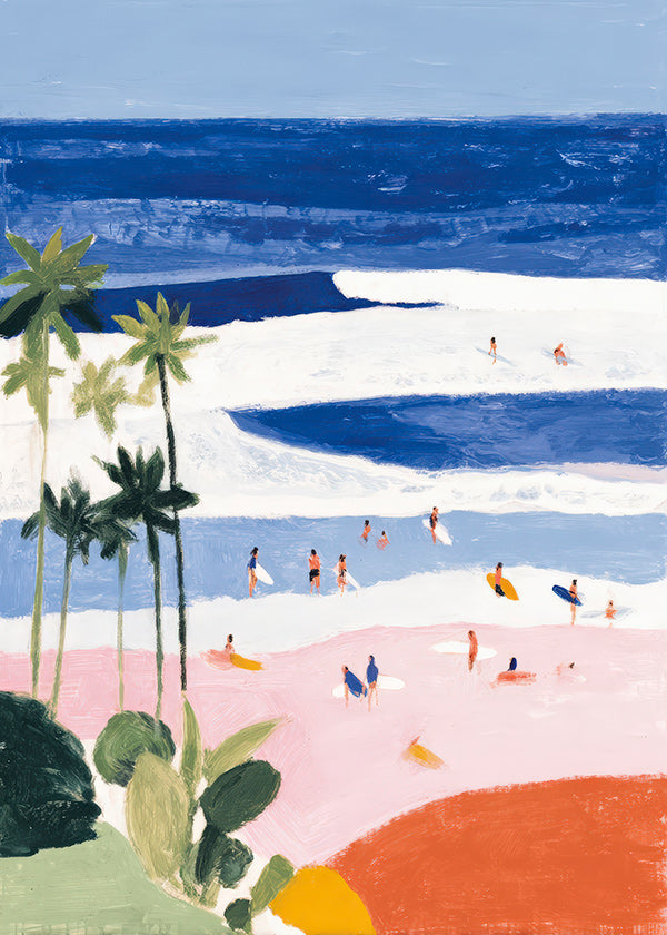 Cuadro de paisaje Strand und Surf