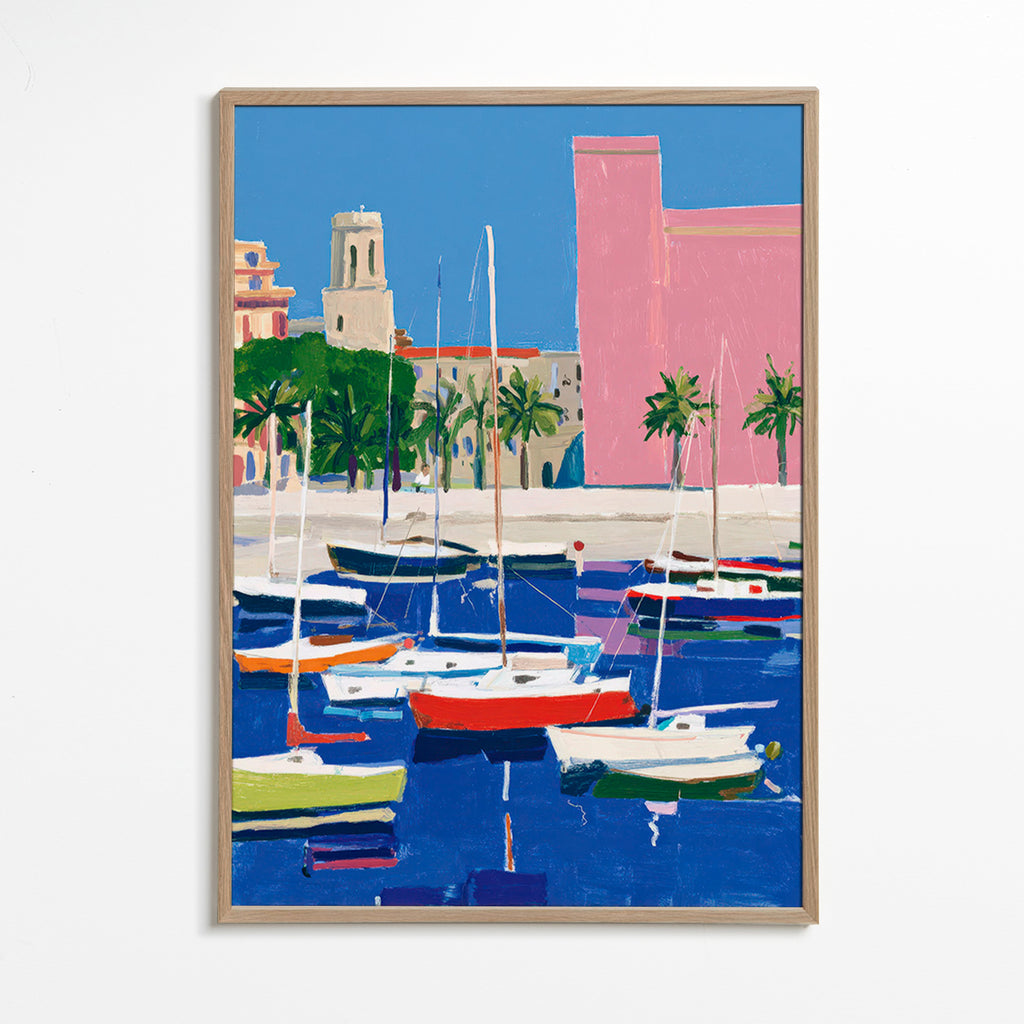 Pastellhafen Landschaft