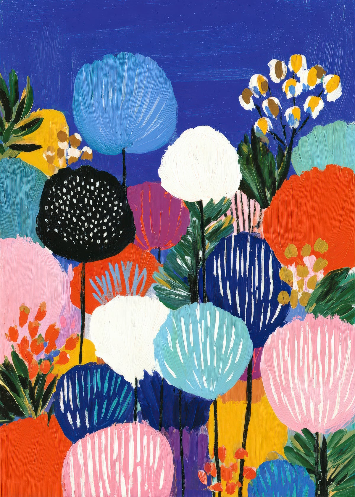 Midnight Garden - Unframed art print