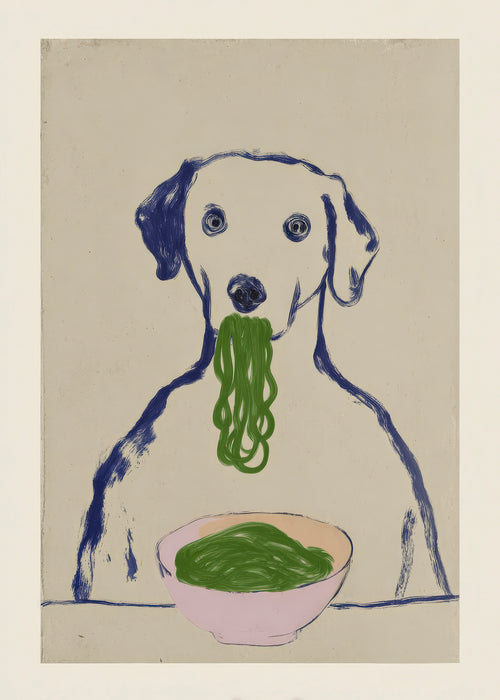 Dinner for Dogs - Unframed art print