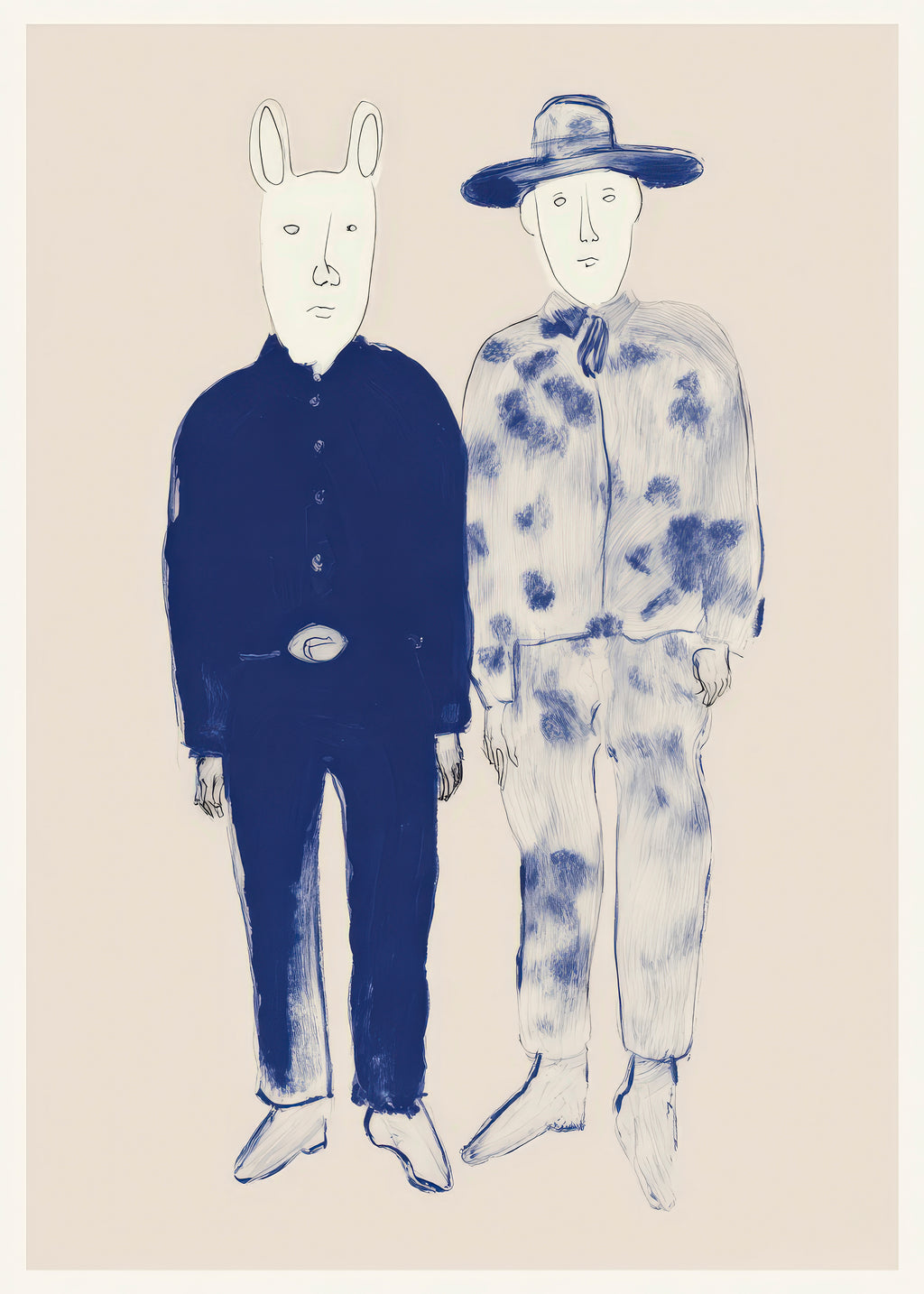 Odd Pair - Unframed art print