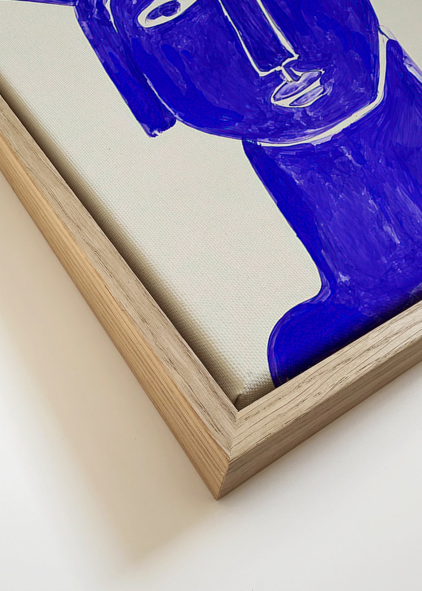 Blaues Gesicht Illustration