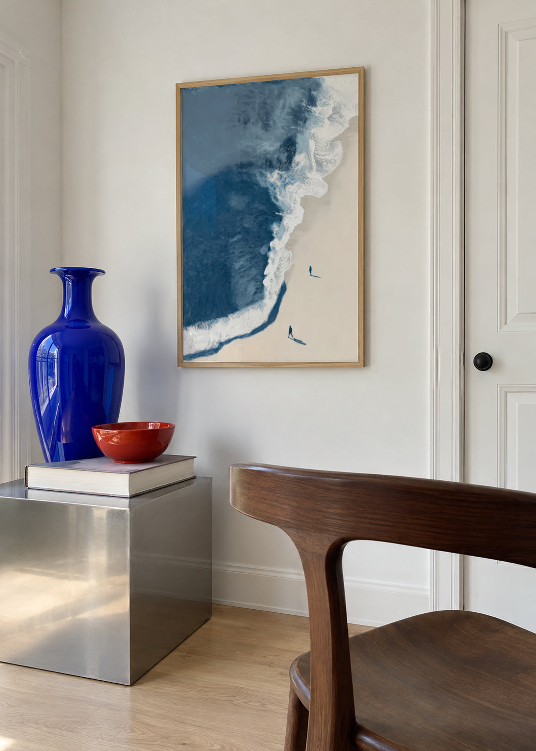 Winter Waves - Framed poster in an interior