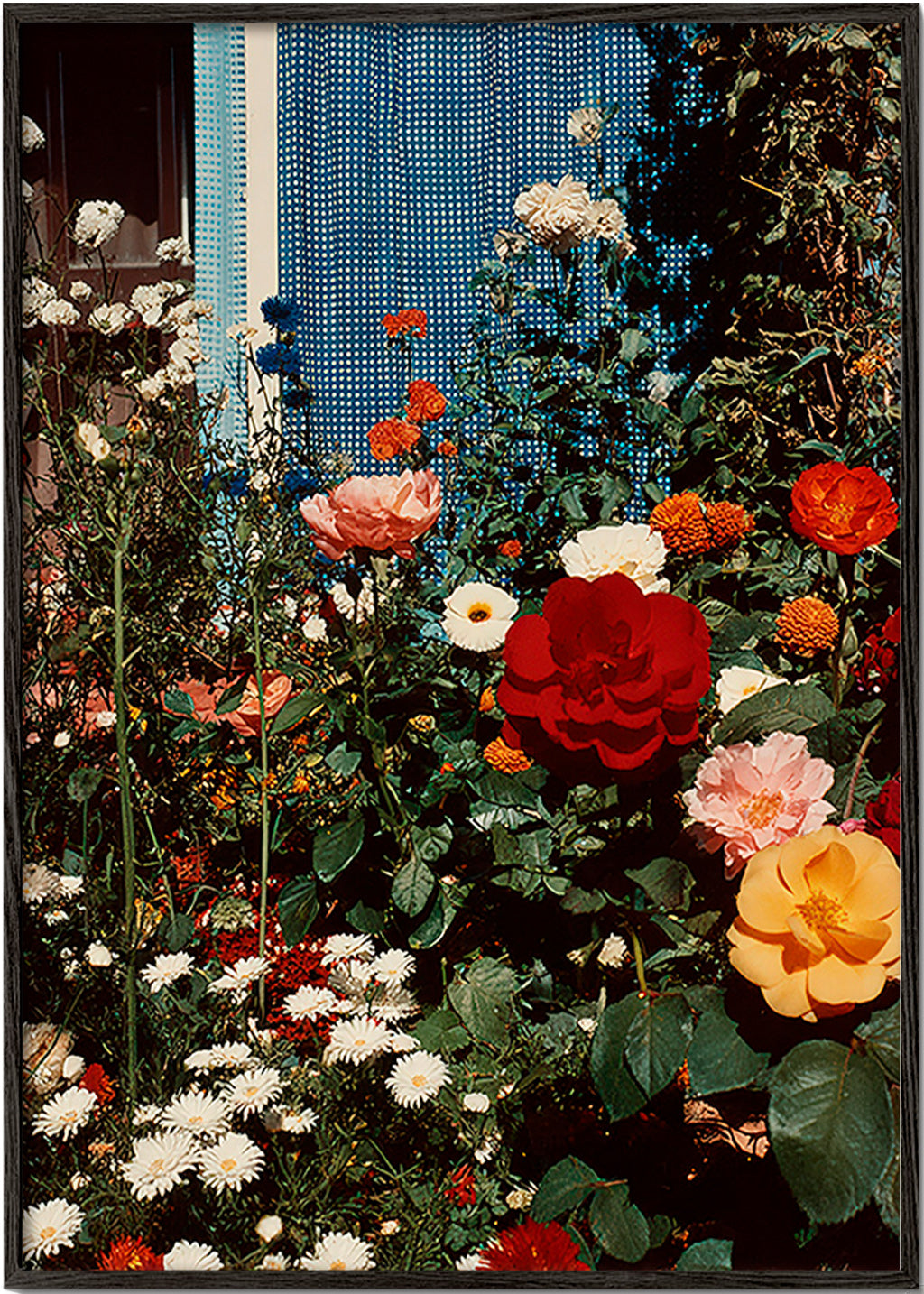 Impression botanique: jardin fleuri