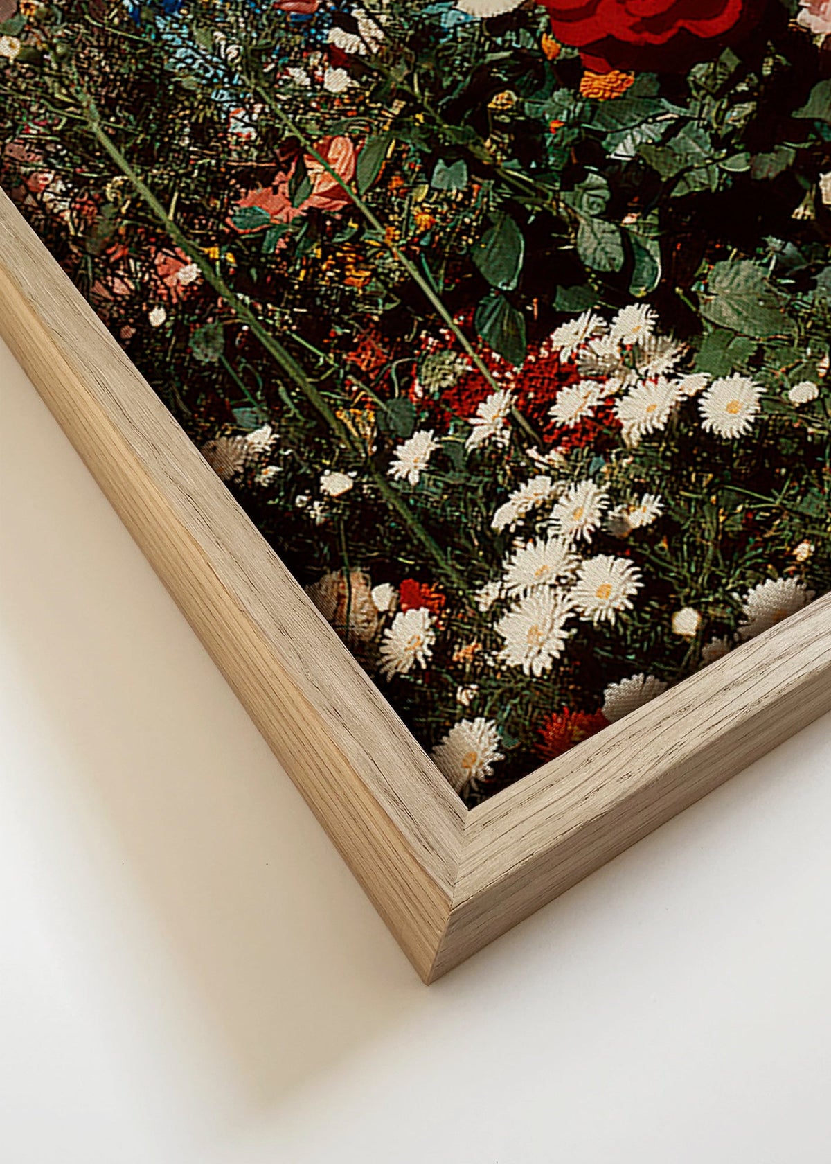 Botanischer Druck: blühender Garten