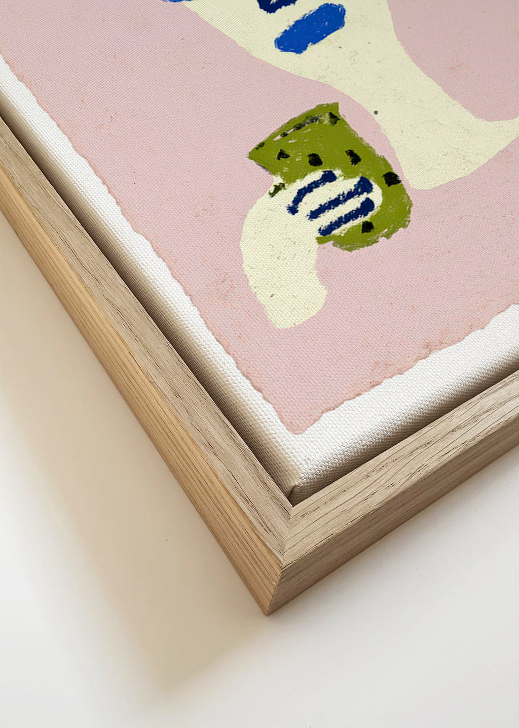 Illustration portrait aux lunettes bleues