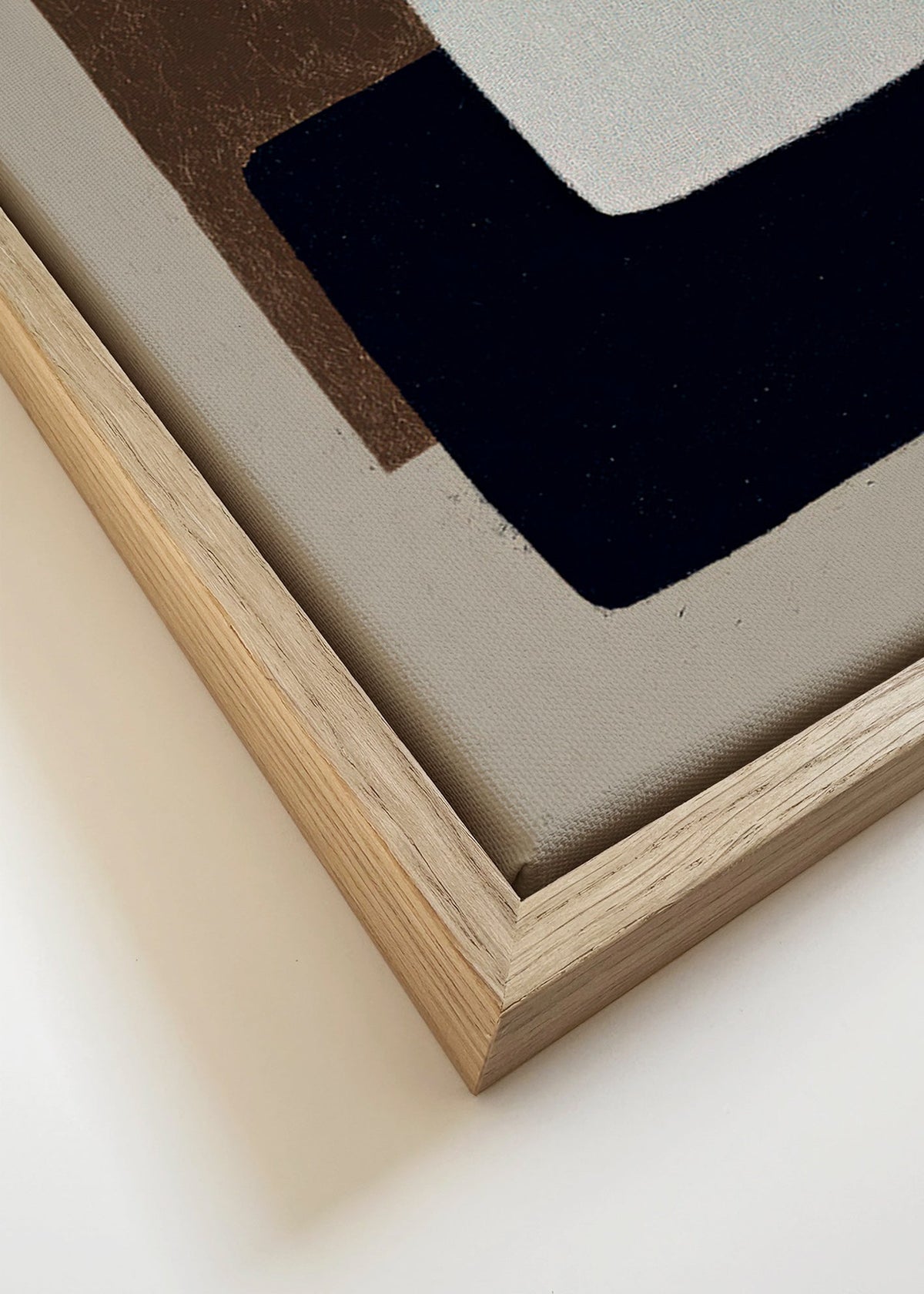 Œuvre abstraite rectangles superposés