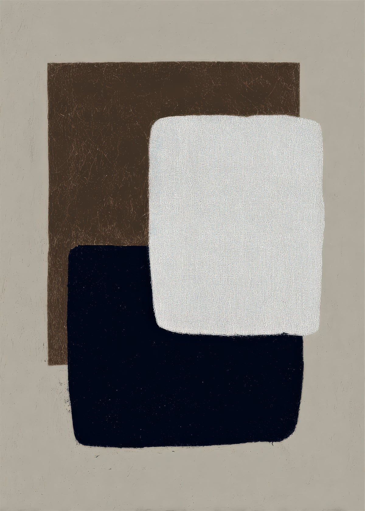Black & Ivory - Unframed art print
