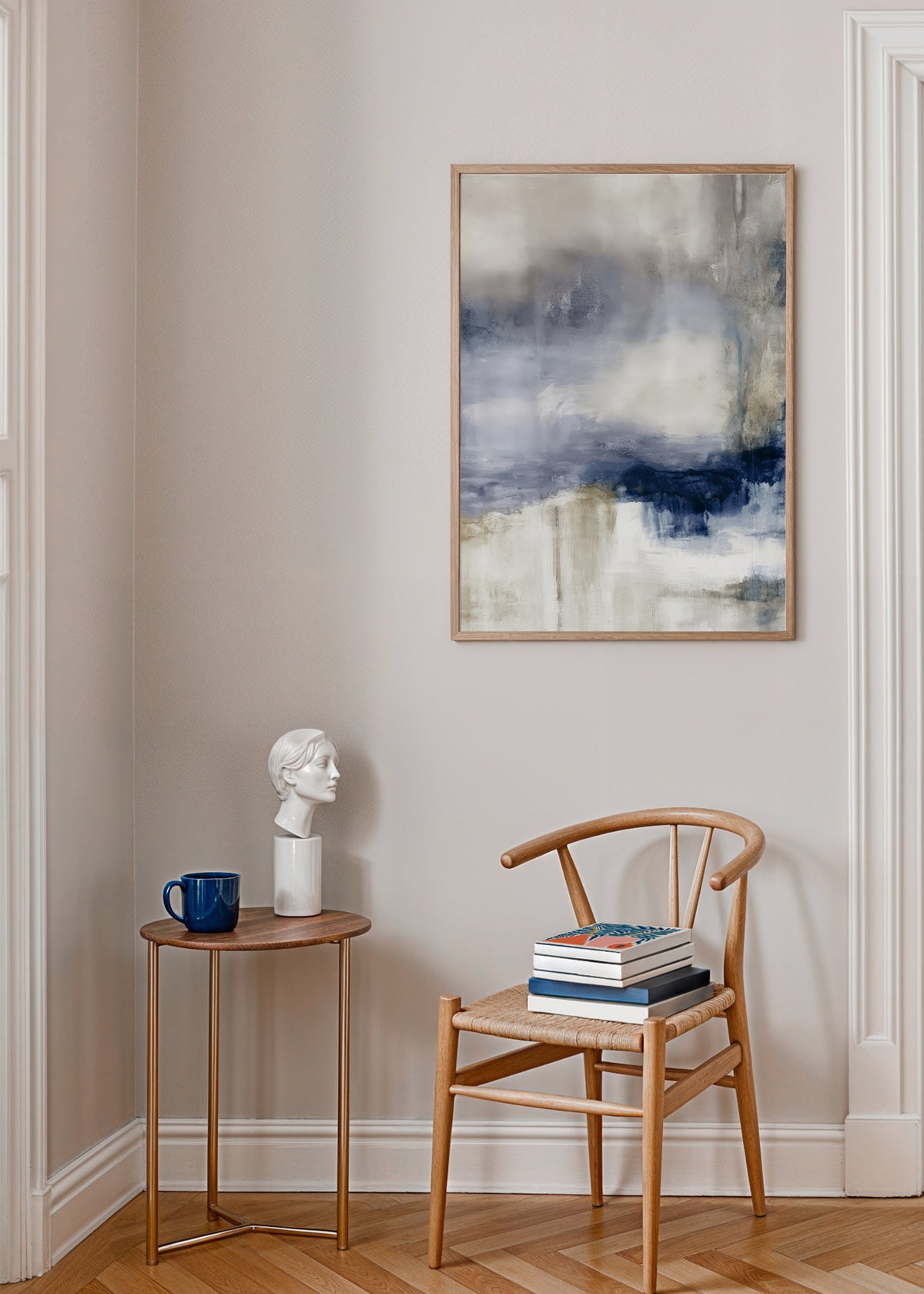 Storm Wash - Framed poster in an interior
