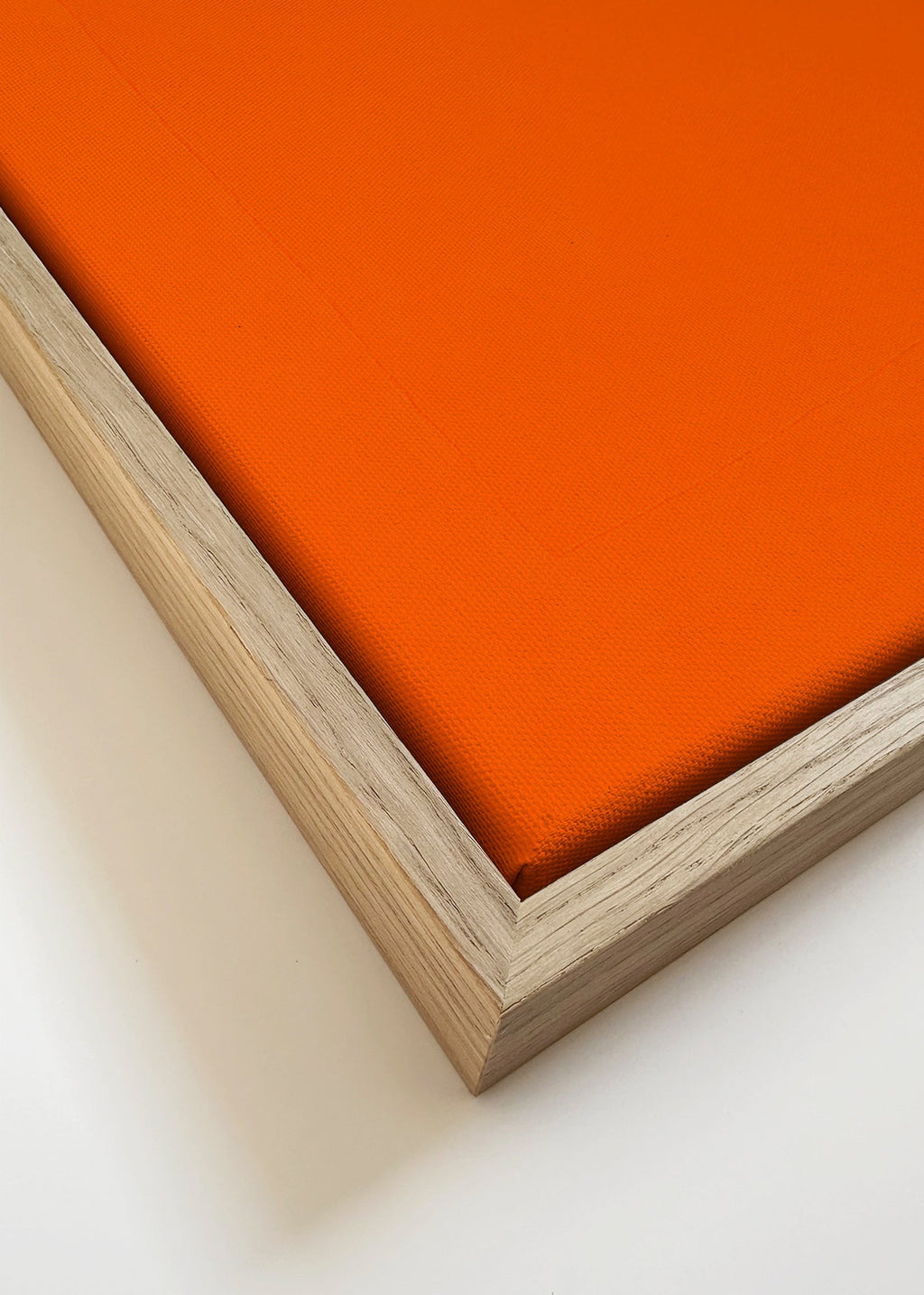 Abstraktes Bild mit orangen Flächen