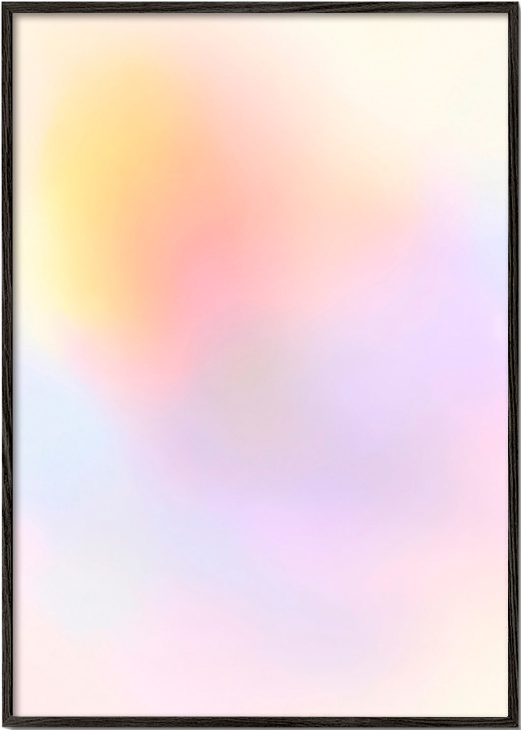 Abstraktes Pastellbild mit sanften Verläufen