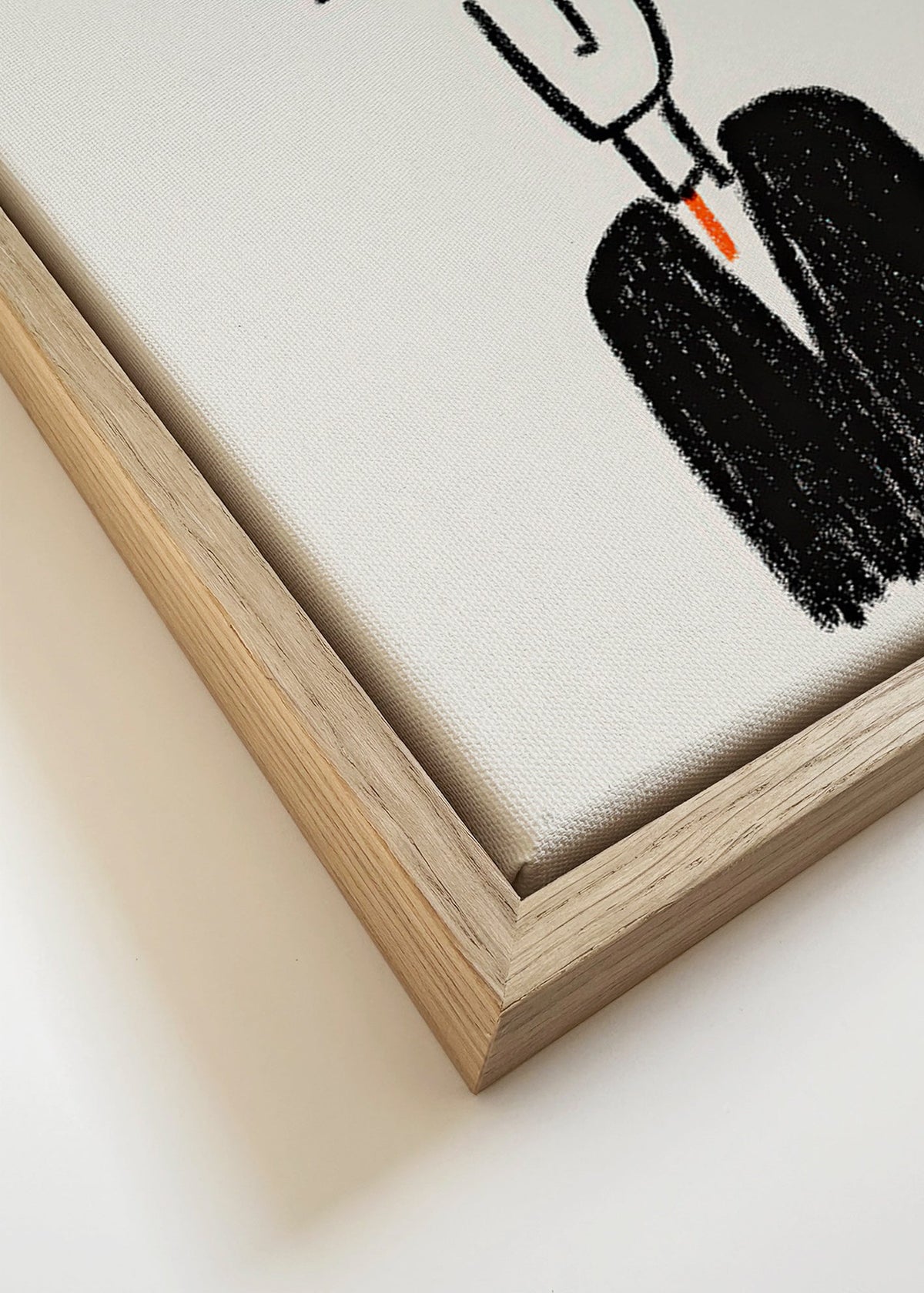 Illustration minimaliste d'une silhouette et fumée