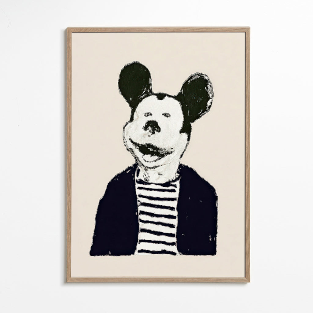 Illustration souris distinguée